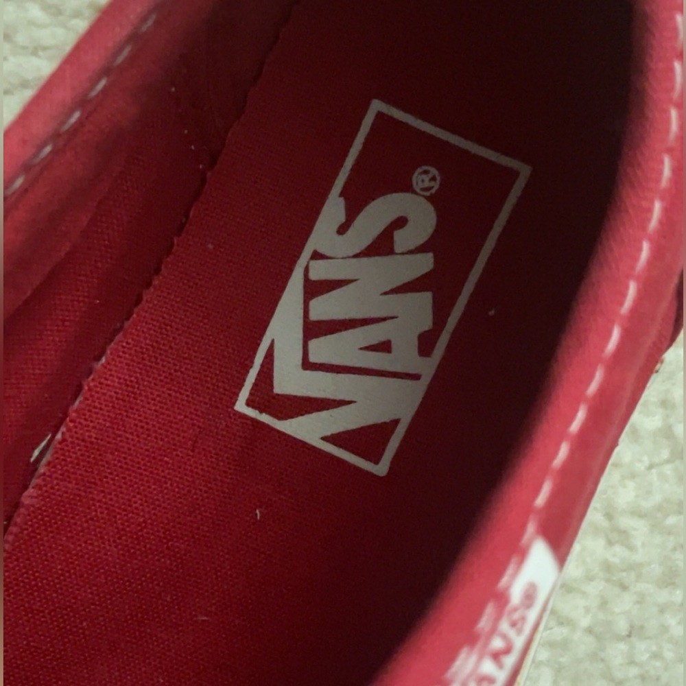 Red Vans - Picture 4 of 6